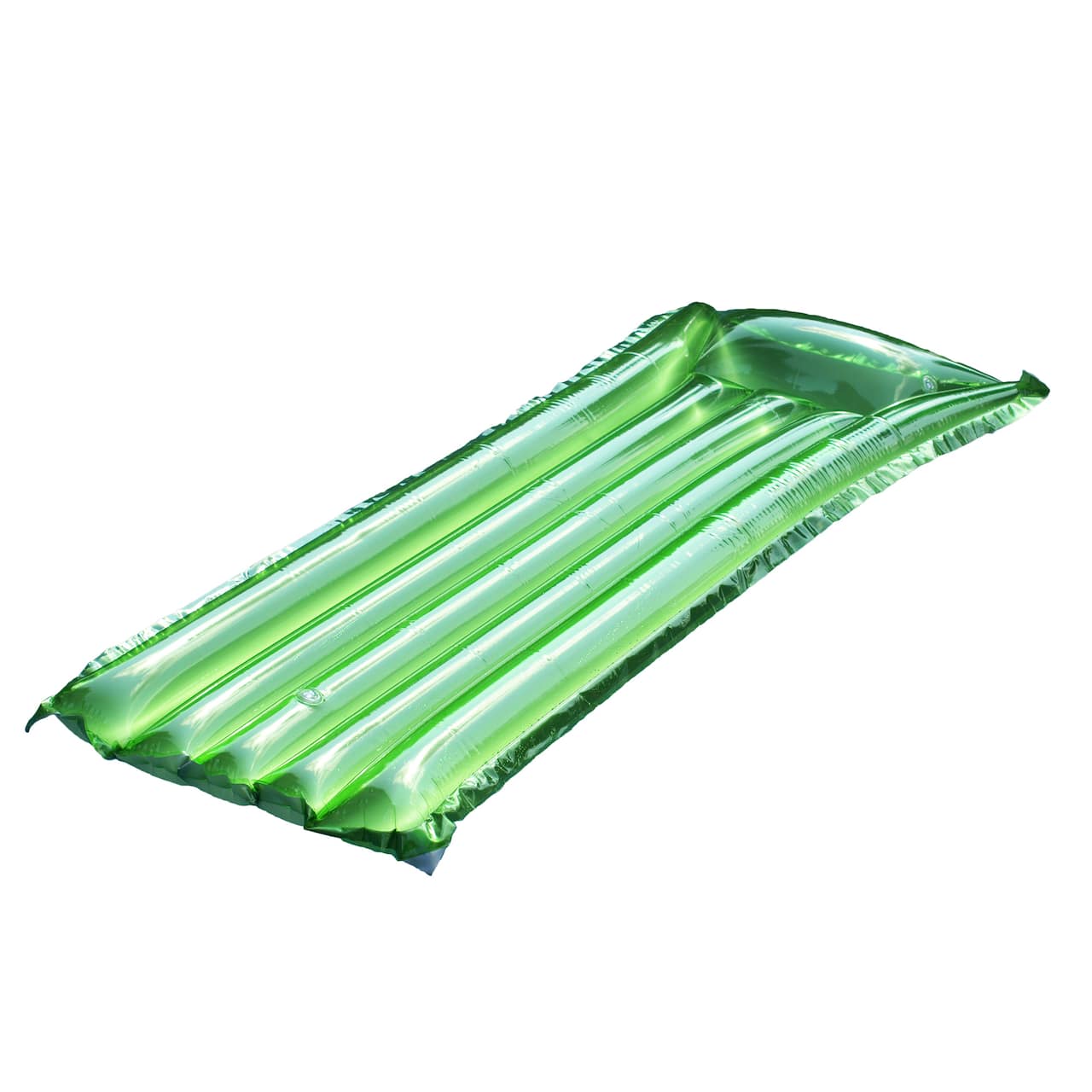6ft. Inflatable Green Reflective Sun Tanner Pool Float